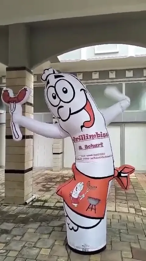 Grillimbiss R. Scherst — Produktbezogenes Spezialmaskottchen