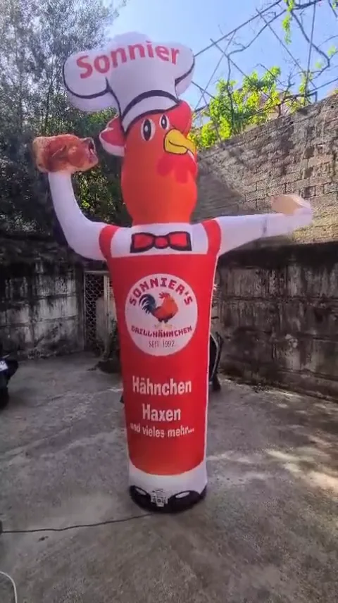 Sonnier Grillhähnchen — Produktbezogenes Spezialmaskottchen