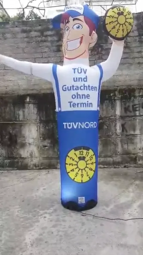 TÜV NORD — Gutachten ohne Termin — Individuelle Werbefigur mit Botschaft
