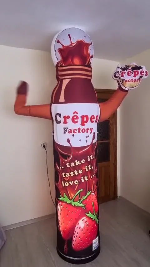Crêpes Factory — Produktbezogenes Spezialmaskottchen