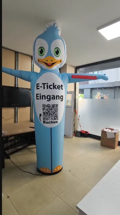 E-Ticket Eingang — Wegweiser-Figur